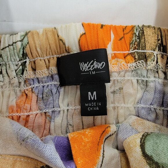 🌞4/$20🌞 Mossismo Linen Belted Floral Top with Buttons - Picture 2 of 3